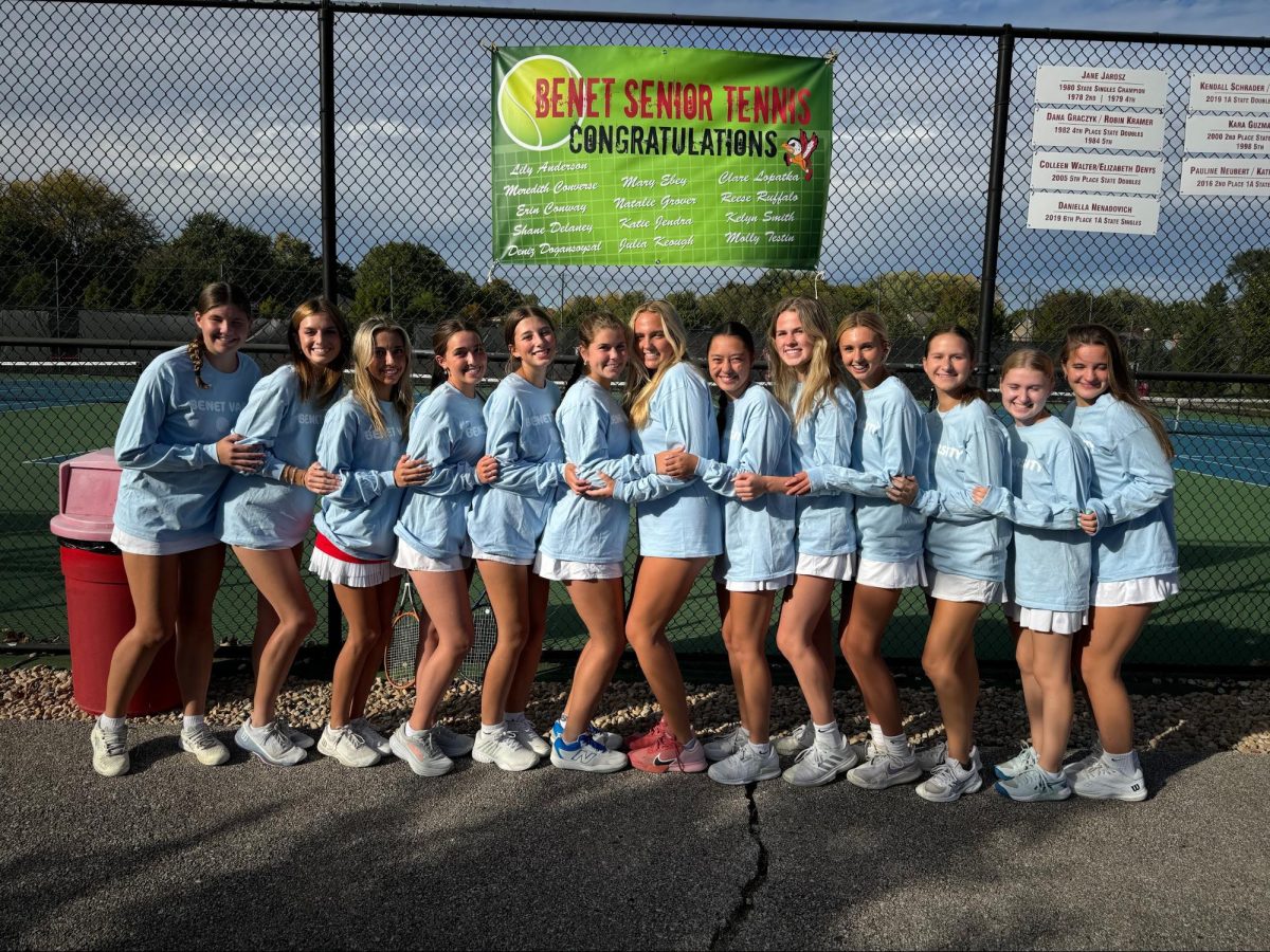 Girls Tennis Team Celebrates Senior Night