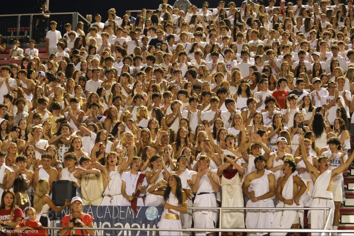 The student section, as always, was immense for the 2024 Homecoming Football Game.