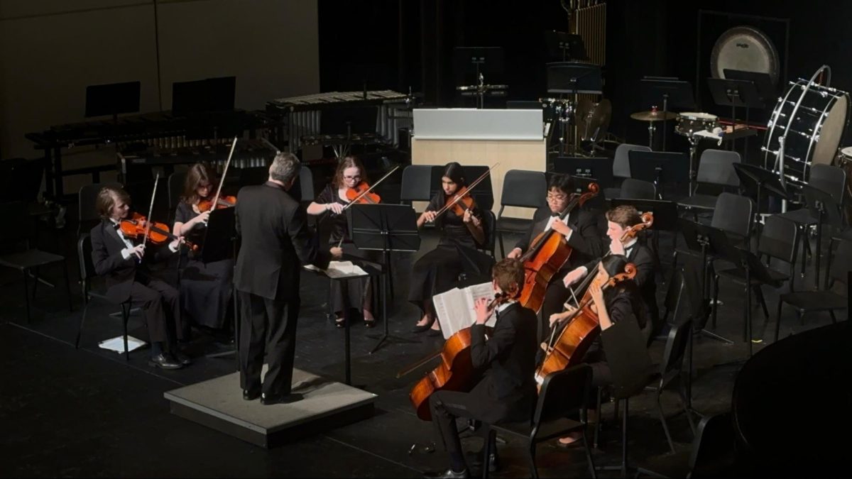 The Symphony Strings Perform in Benet’s 2024 Band Concert.