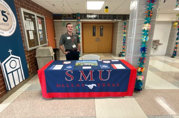 Southern Methodist University Representative visiting Benet