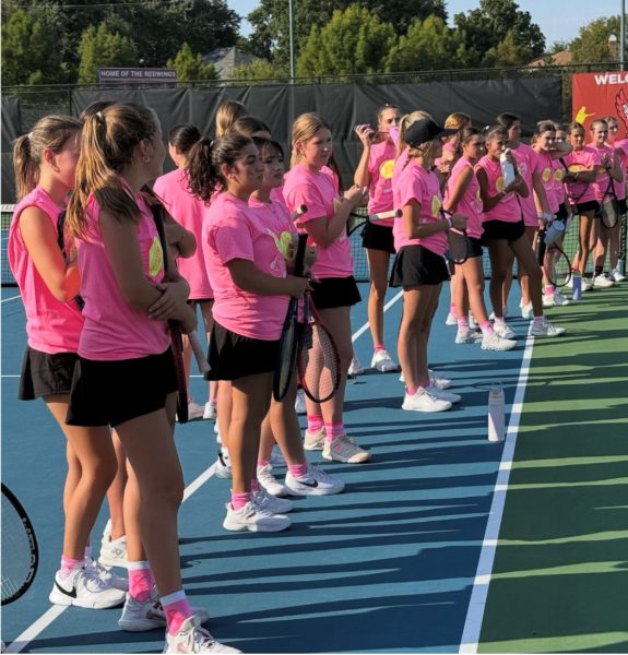 Tennis team players get assignments for their matches