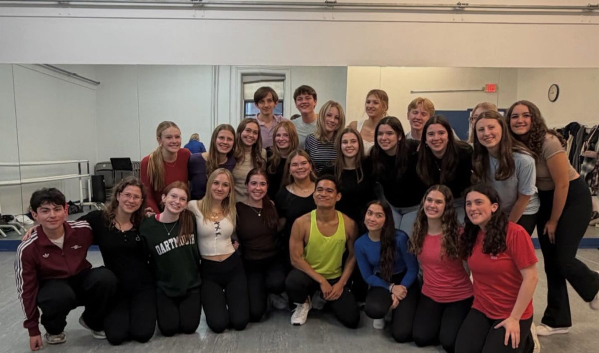 BTA students with Broadway star and Benet alumni Jordan DeLeon.