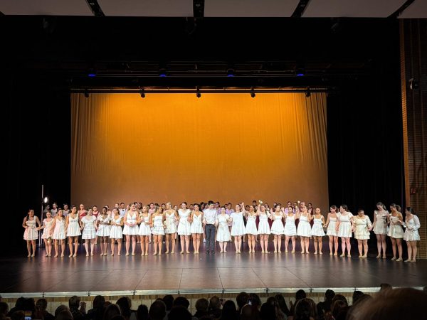 Senior Orchesis Members take their final bow.