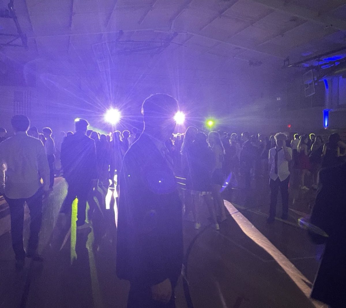 Students enjoy the music and exciting laser lights!